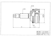 Шрус TO-054A48