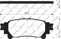 Тормозные колодки TG-1846C/PN1846 (КЕРАМИКА)* Ti·GUAR